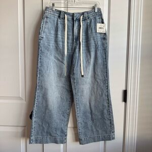 NWT Falls Creek Wide Leg Tie-Waist Denim Pants 6